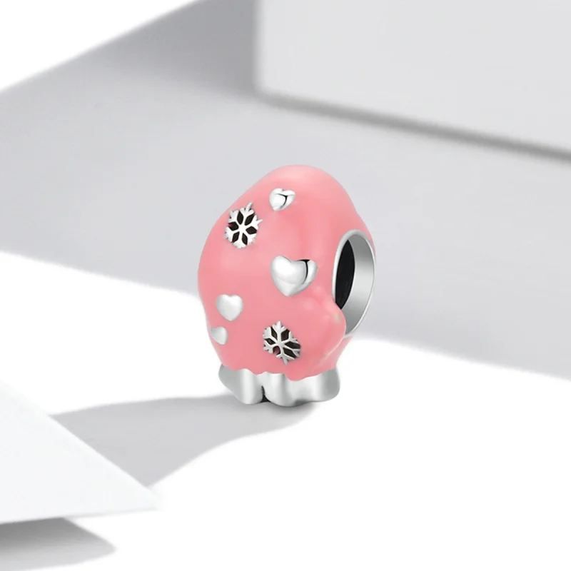 (image for) Pandora Style Pink Gloves Charm - SCC2001 - View 2