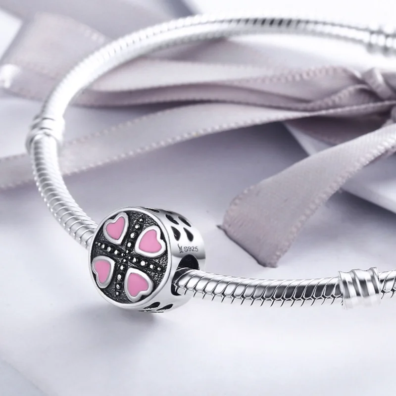 (image for) Pandora Style Pink Love Charm - SCC157 - View 5