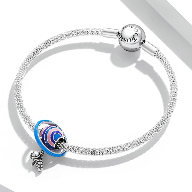 (image for) Pandora Style Planet Astronaut Charm - SCC2095 - View 3