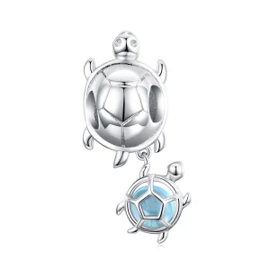 (image for) Pandora Style Playful Turtle Charm - BSC332
