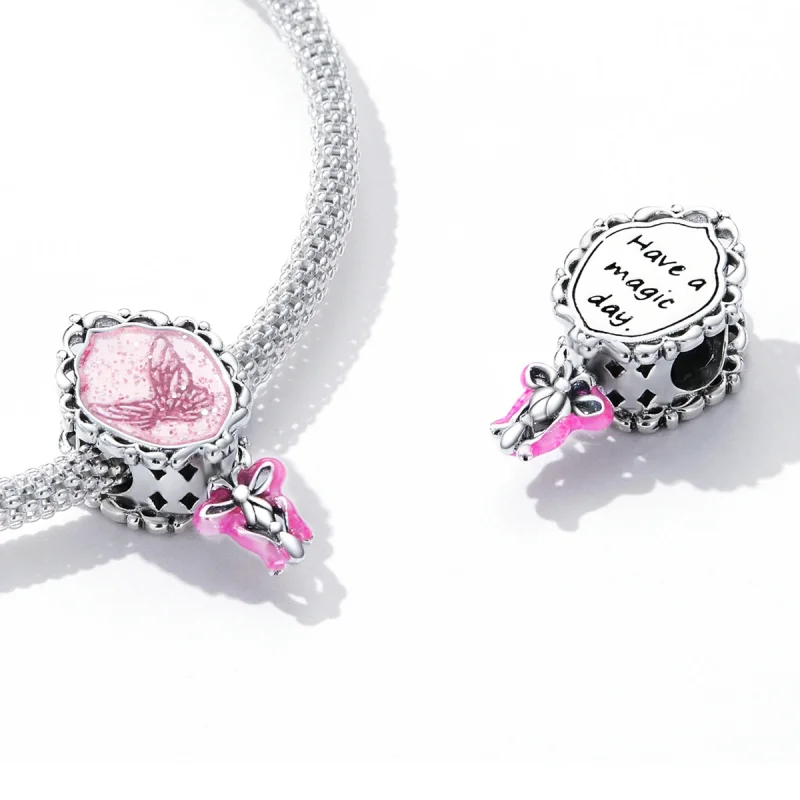 (image for) Pandora Style Princess Mirror Charm - SCC2205 - View 4