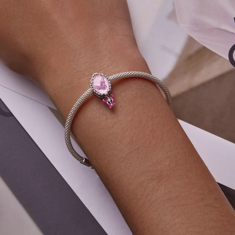 (image for) Pandora Style Princess Mirror Charm - SCC2205 - View 6