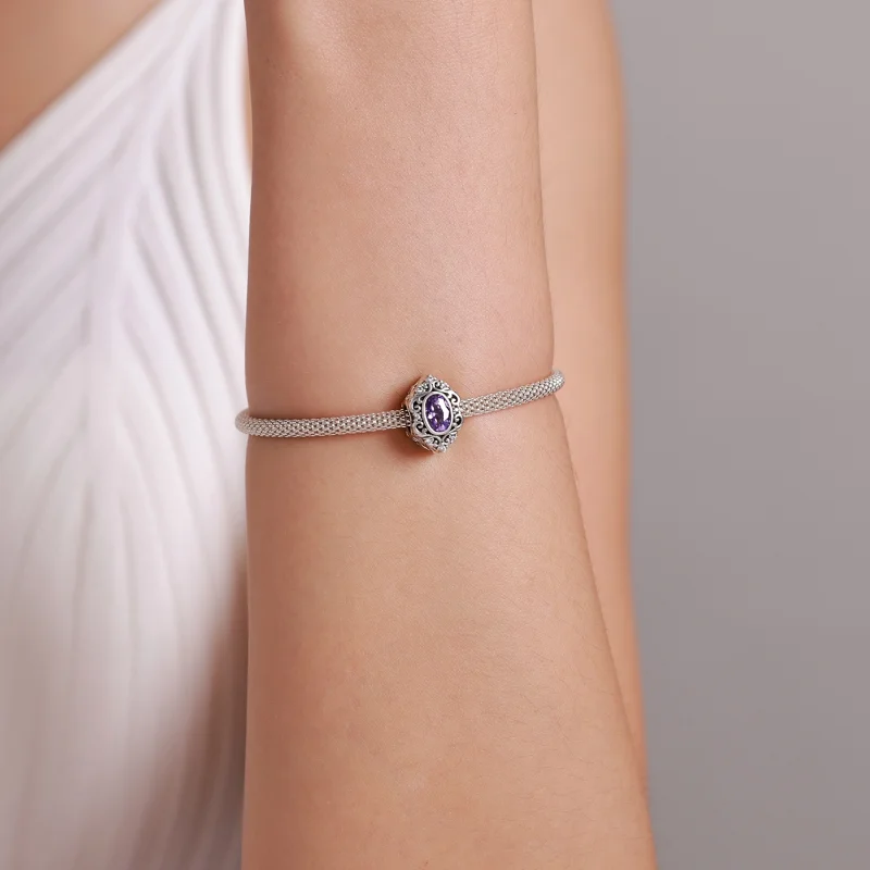 (image for) Pandora Style Purple Charm Charm - SCC1928 - View 5