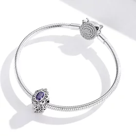 Pandora Style Purple Charm Charm - SCC1928 Pandora Style Purple Charm Charm - SCC1928