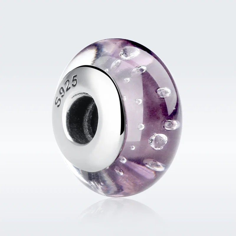 (image for) Pandora Style Purple Murano Glass Charm - SCZ001 - Product Image