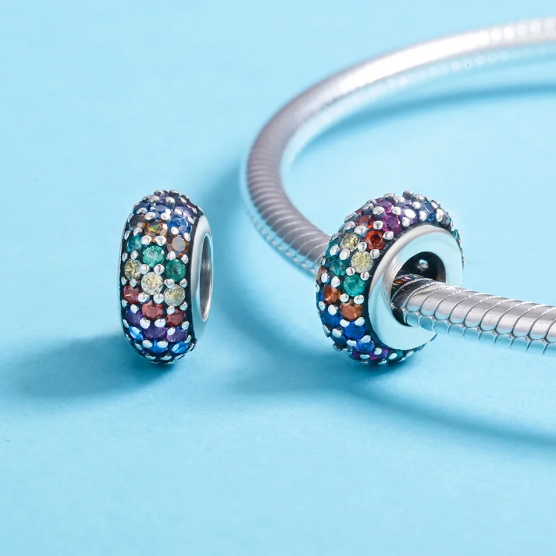 (image for) Pandora Style Rainbow Charm - SCC583 - View 5