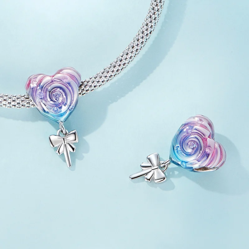 (image for) Pandora Style Rainbow Lollipop Charm - SCC2391 - View 4