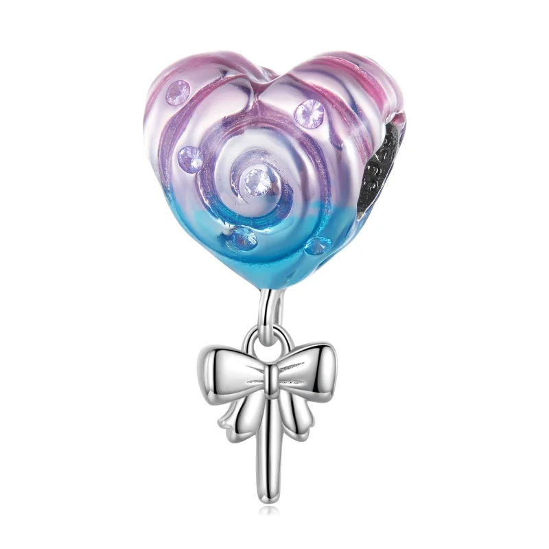 (image for) Pandora Style Rainbow Lollipop Charm - SCC2391 - Product Image
