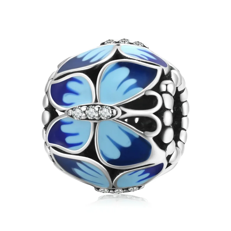 (image for) Pandora Style Retro Butterfly Charm - SCC1977 - Product Image
