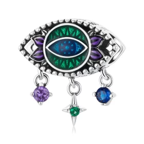 Pandora Style Retro Devil Eye Charm - SCC2162 Pandora Style Retro Devil Eye Charm - SCC2162