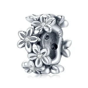 (image for) Pandora Style Retro Flowers Charm - SCC1938