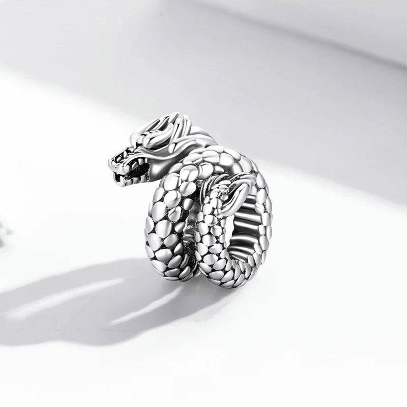 (image for) Pandora Style Retro Panlong Charm - BSC546 - View 2
