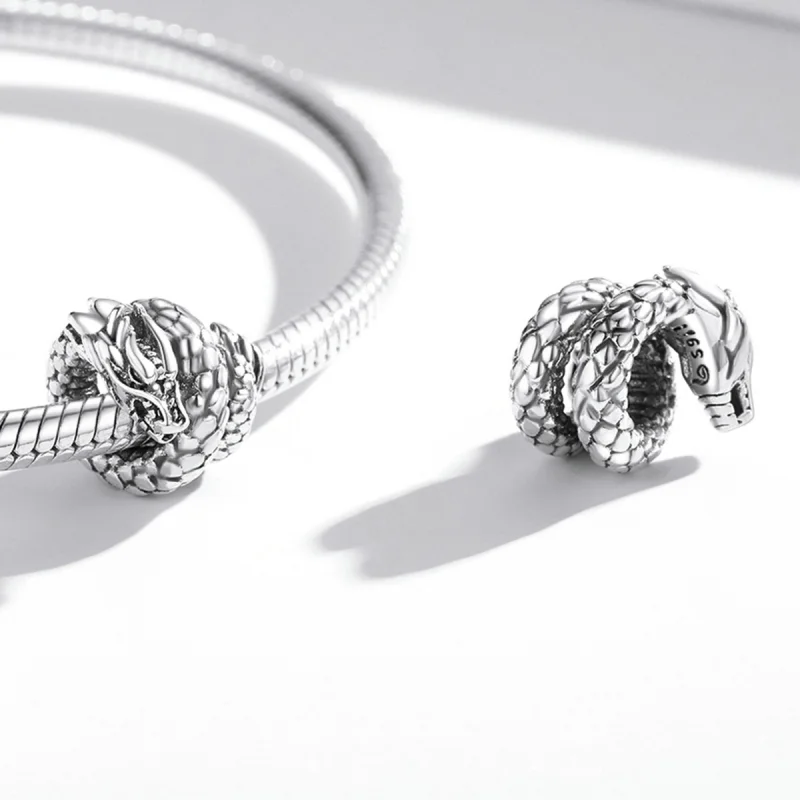 (image for) Pandora Style Retro Panlong Charm - BSC546 - View 4