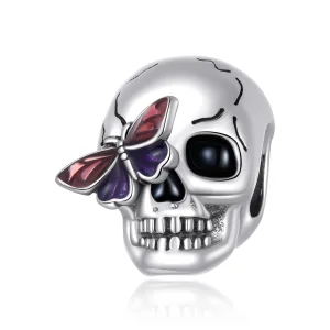 (image for) Pandora Style Retro Skull Charm - SCC2232