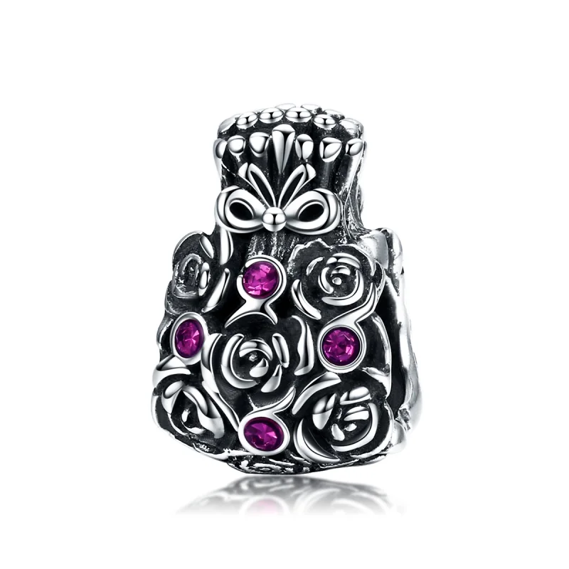 (image for) Pandora Style Rose Bag Charm - SCC962 - Product Image