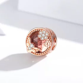 Pandora Style Rose Gold Secret Garden Charm - BSC389