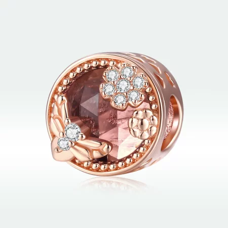 Pandora Style Rose Gold Secret Garden Charm - BSC389