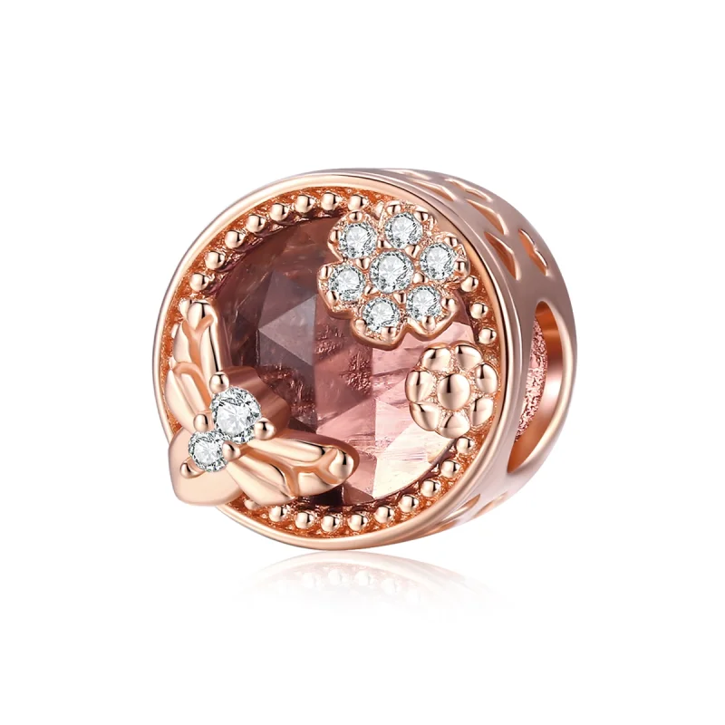 (image for) Pandora Style Rose Gold Secret Garden Charm - BSC389 - Product Image