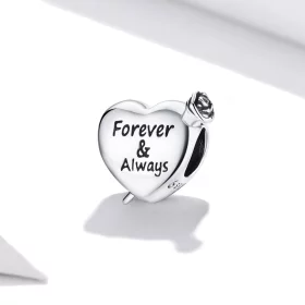 Pandora Style Rose Love Charm - BSC480 Pandora Style Rose Love Charm - BSC480