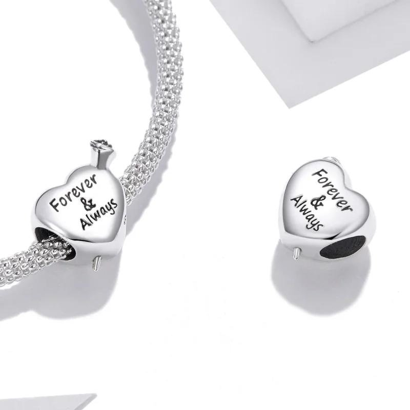 (image for) Pandora Style Rose Love Charm - BSC480 - View 4