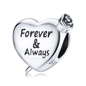 (image for) Pandora Style Rose Love Charm - BSC480