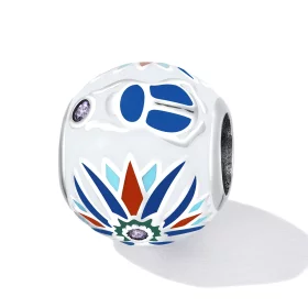 Pandora Style Scarab Lotus Charm - SCC2254