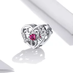 Pandora Style Shine Love Charm - BSC479 Pandora Style Shine Love Charm - BSC479