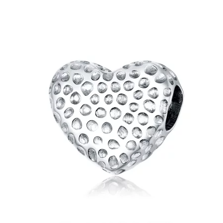 Pandora Style Shining Heart Charm - SCC1587