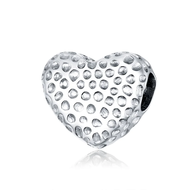 (image for) Pandora Style Shining Heart Charm - SCC1587 - Product Image