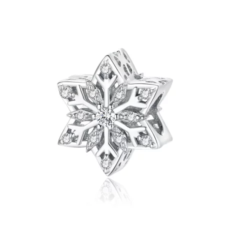 Pandora Style Shiny Snowflakes Charm - BSC368