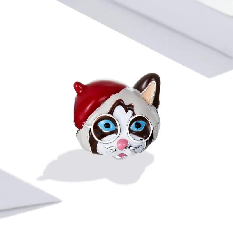 (image for) Pandora Style Siamese Cat Charm - SCC2090 - View 2