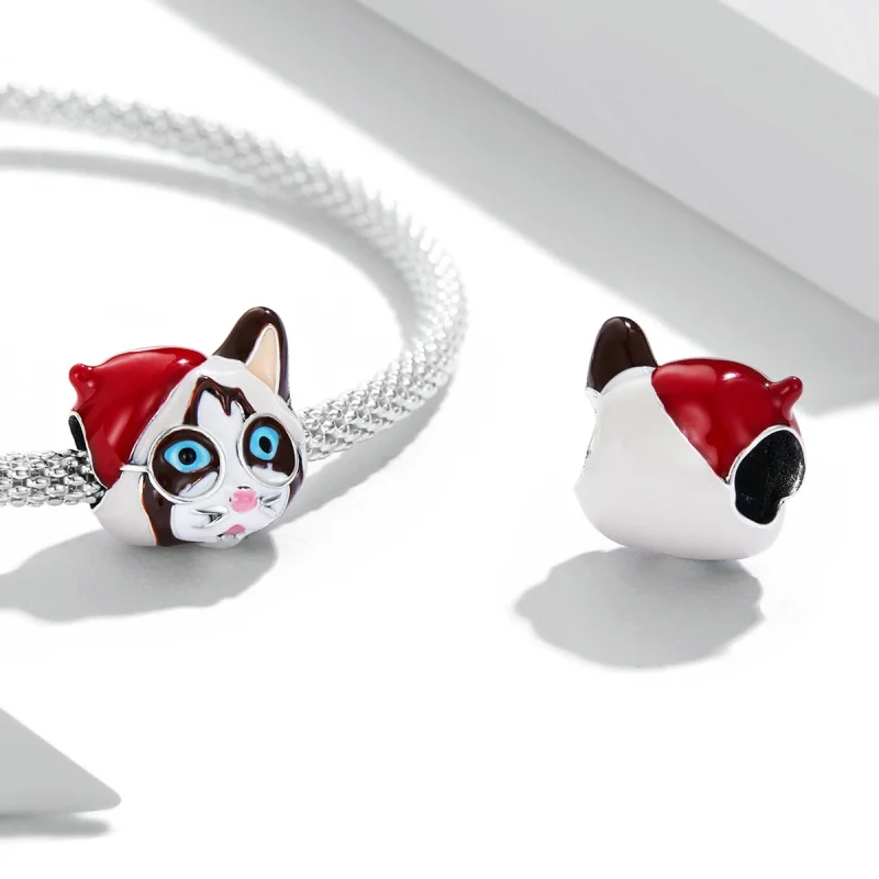(image for) Pandora Style Siamese Cat Charm - SCC2090 - View 4