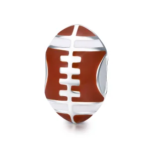 (image for) Pandora Style Silver American Football Charm - SCC442