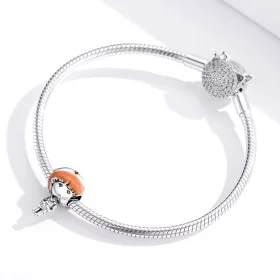 Pandora Style Silver Angel In White Nurse Rn Charm - SCC1548 Pandora Style Silver Angel In White Nurse Rn Charm - SCC1548