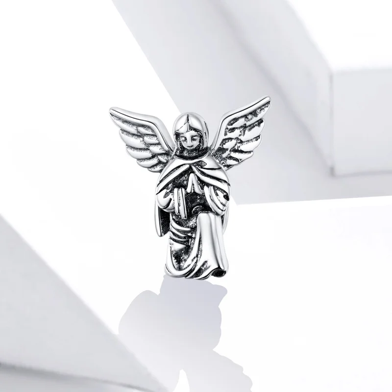 (image for) Pandora Style Silver Angel of Love Charm - BSC314 - View 2