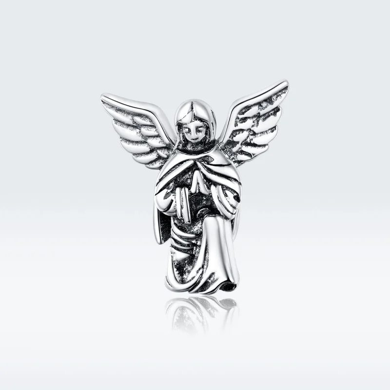 (image for) Pandora Style Silver Angel of Love Charm - BSC314 - View 5