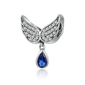 Pandora Style Silver Angel Wings Charm - SCC481 Pandora Style Silver Angel Wings Charm - SCC481