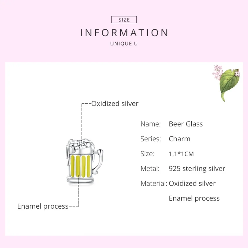 (image for) Pandora Style Silver Anniversary Charm - SCC1671 - View 7