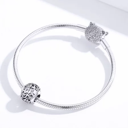Pandora Style Silver April Birthstone Charm - SCC1385-4