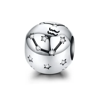(image for) Pandora Style Silver Aquarius Charm - SCC1218-11