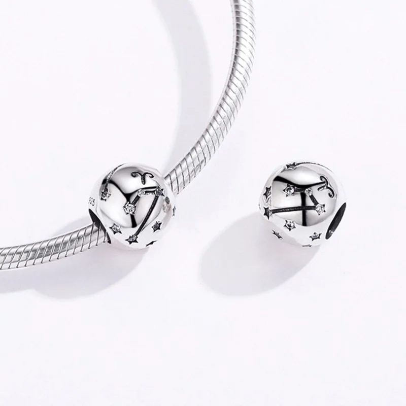 (image for) Pandora Style Silver Aries Charm - SCC1218-1 - View 5