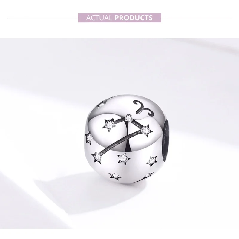 (image for) Pandora Style Silver Aries Charm - SCC1218-1 - View 6