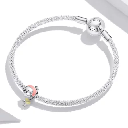 Pandora Style Silver Baby Girl Charm - SCC1845