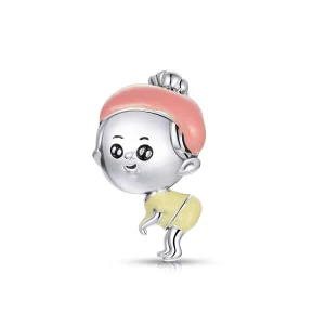 (image for) Pandora Style Silver Baby Girl Charm - SCC1845