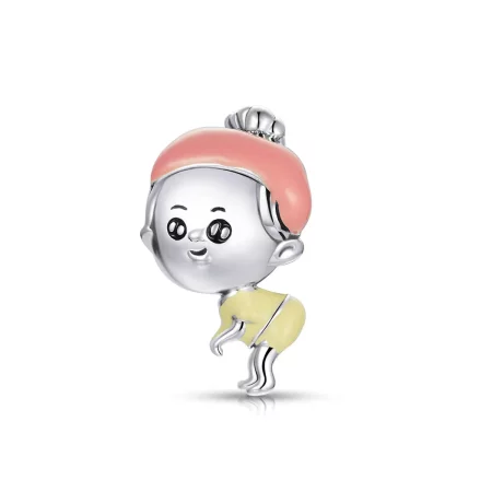 Pandora Style Silver Baby Girl Charm - SCC1845