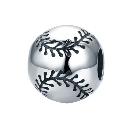 Pandora Style Silver Baseball Passion Charm - SCC449
