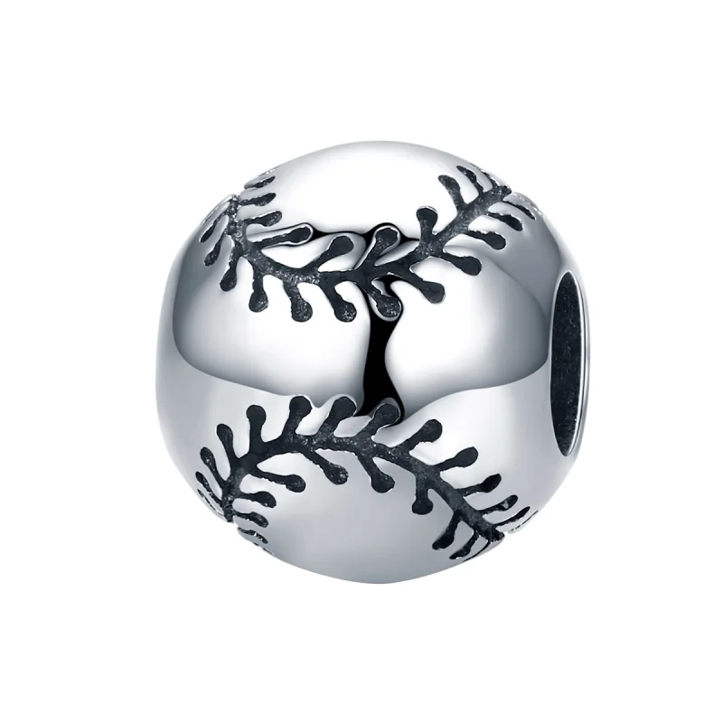 (image for) Pandora Style Silver Baseball Passion Charm - SCC449 - Product Image