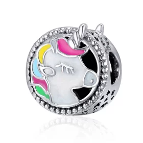 Pandora Style Silver Beautiful Unicorn Charm - SCC362 Pandora Style Silver Beautiful Unicorn Charm - SCC362