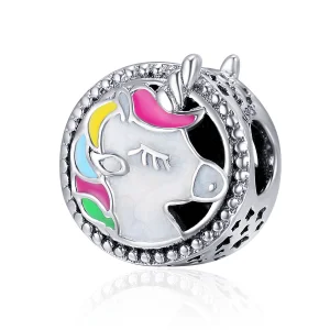 (image for) Pandora Style Silver Beautiful Unicorn Charm - SCC362