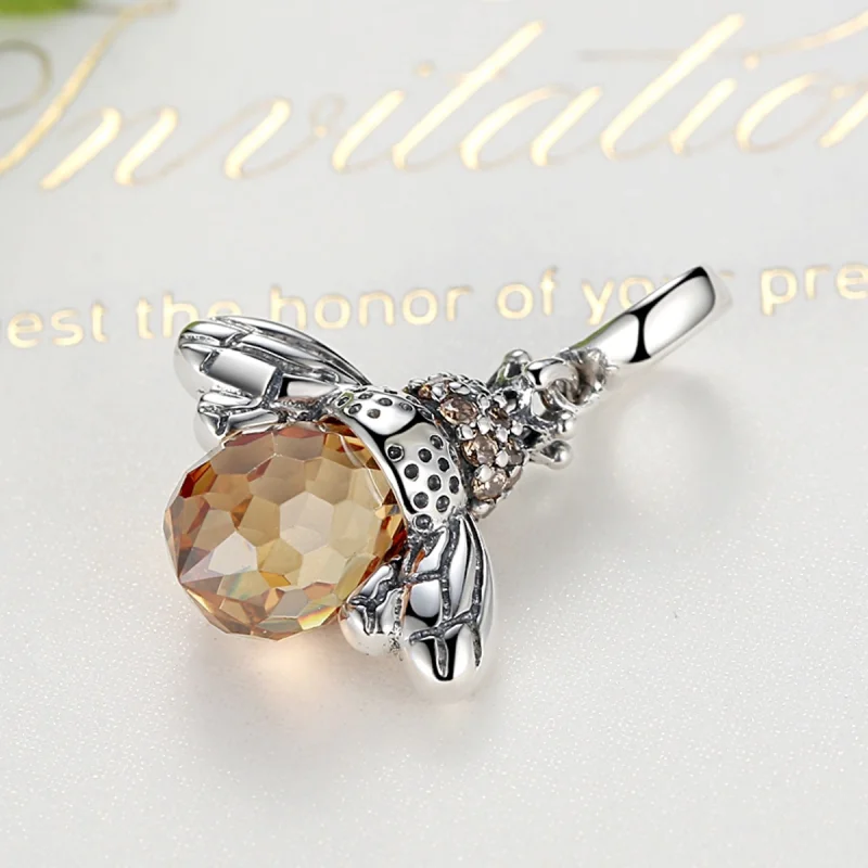 (image for) Pandora Style Silver Bee Dangle - SCC035 - View 4